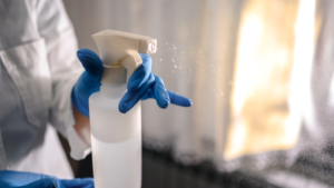 Terminal Cleaning in Hospital Patient Room