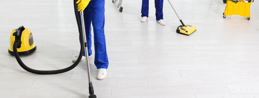 Commercial cleaning after construction