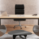 Executive office space cleaned by The Best Office Cleaning Company in Chicago featuring modern furniture and spotless surfaces.