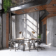 Modern open office with clean desks, natural lighting, and organized work areas.