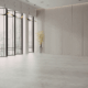 Modern commercial lobby with polished floors and natural light after professional janitorial cleaning