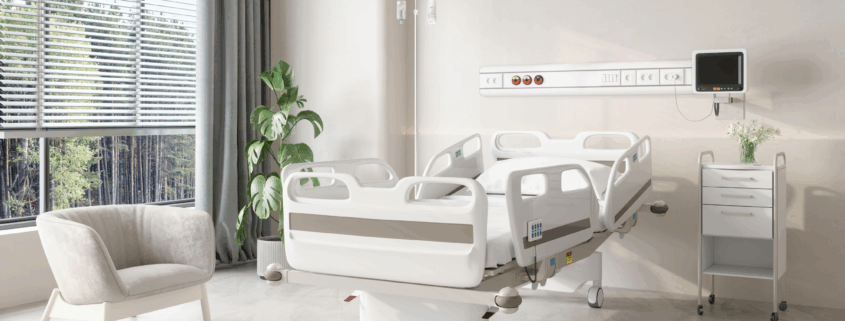 Clean medical recovery room environment maintained by the best terminal cleaning services in Chicago