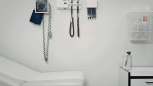 Sanitized medical exam room equipment maintained by the Best Medical Cleaning Company in Chicago