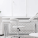 Bright medical room prepared for patient care with professional cleaning
