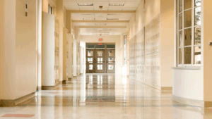 Chicago's Best Education Cleaning Company maintains clean school hallways