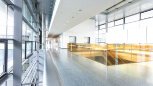 Visitors often spend time in waiting areas. Clean seating, dust-free surfaces, and polished floors create a calm and professional atmosphere while they wait.