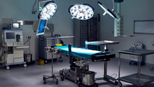 Hospital operating room prepared by Professional Terminal Cleaning in Chicago