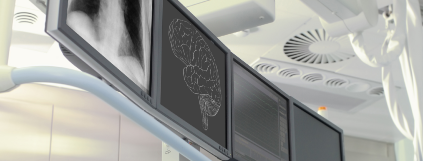 Medical imaging monitors in surgical environment maintained through Professional Terminal Cleaning in Chicago