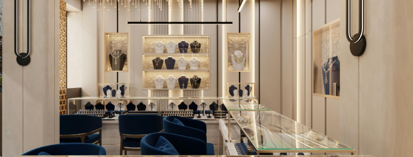 Makeup and personal care stores see constant product use, making clean counters and testers essential for customer comfort.