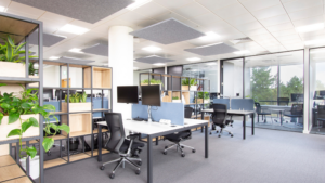 The Best Office Cleaning Company in Chicago maintains open office layout with clean desks and floors