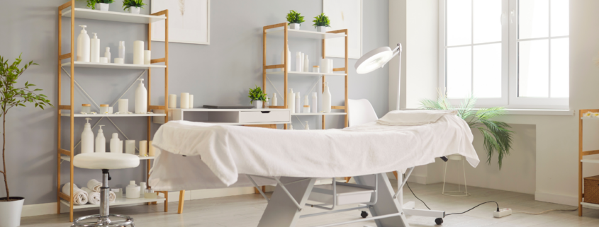 Professional healthcare treatment room maintained through The Best Terminal Cleaning Chicago services.