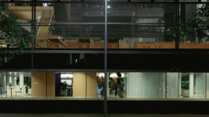 Commercial building maintained and cleaned for a professional appearance