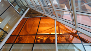Glass interior surfaces cleaned by The Best Commercial Cleaning Company