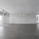Commercial lobby after Post Construction Cleaning in Chicago with clean floors, glass walls, and ready-to-use common areas.