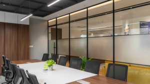 Customized Office Cleaning Services for a clean modern conference room