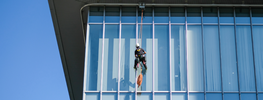 Reliable Window Cleaning Services for a modern commercial building