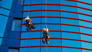 Reliable Window Cleaning Services cleaning exterior commercial glass