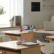 Clean and organized classroom prepared for the new school year
