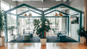 Modern commercial interior maintained by a Chicago Facility Maintenance Company
