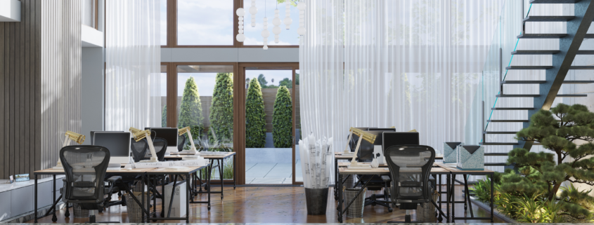 Reliable Commercial Cleaning Services for a modern office workspace
