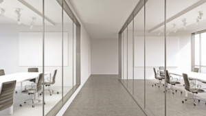 Reliable Commercial Cleaning Services maintaining modern commercial offices