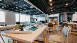 Complete Office Cleaning Services for a modern open office workspace
